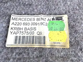Mercedes-Benz S W220 Tavaratilan pohjan tekstiilimatto A2206930091