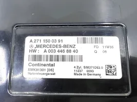 Mercedes-Benz C W204 Sterownik / Moduł ECU A2711500391