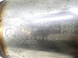 Mercedes-Benz E W211 Katalizators, FAP/DPF cieto daļiņu filtrs A2114900236