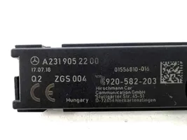Mercedes-Benz E W213 Antenos stiprintuvas A2319052200