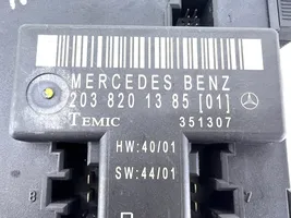 Mercedes-Benz C W203 Unité de commande module de porte 2038201385