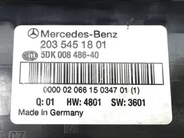 Mercedes-Benz C W203 Unité de contrôle SAM 2035451801