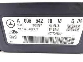 Mercedes-Benz C W204 ESP acceleration yaw rate sensor A0055421818