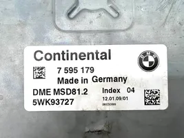 BMW 3 E92 E93 Komputer / Sterownik ECU i komplet kluczy 7595179