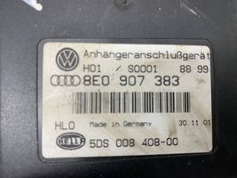 Audi A4 S4 B6 8E 8H Priekabos kablio valdymo blokas 8E0907383