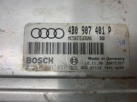Audi A6 S6 C5 4B Moottorin ohjainlaite/moduuli 4B0907401P
