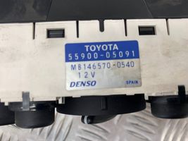 Toyota Avensis T220 Oro kondicionieriaus/ klimato/ pečiuko valdymo blokas (salone) 5590005091