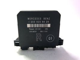 Mercedes-Benz C W203 Durų elektronikos valdymo blokas 2038206626