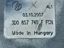 Volkswagen Phaeton Boucle de ceinture de sécurité arrière 3D0857740F