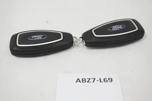 Ford Fiesta Ключ / карточка зажигания 
