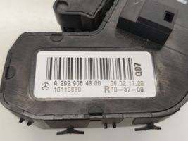 Mercedes-Benz GLE (W166 - C292) Interruttore di controllo del sedile A2929054300