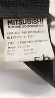 Mitsubishi Mirage VI G4 Attrage Ceinture de sécurité arrière 6217538