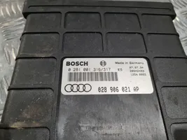Audi 80 90 S2 B4 Calculateur moteur ECU 0281001316