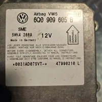 Volkswagen PASSAT B5 Airbag control unit/module 6Q0909605B