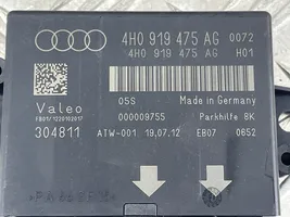 Audi A6 S6 C7 4G Pysäköintitutkan (PCD) ohjainlaite/moduuli 4H0919475AG