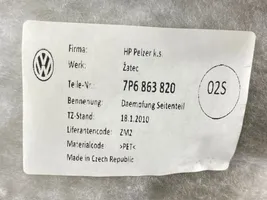 Volkswagen Touareg II Нижний отделочный щит бока багажника 7P6863820