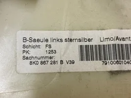 Audi A4 S4 B8 8K B-pilarin verhoilu (yläosa) 8K0867281B