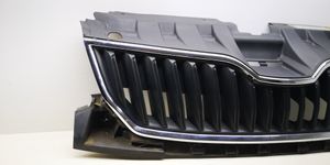 Skoda Fabia Mk3 (NJ) Maskownica / Grill / Atrapa górna chłodnicy 6V0853653