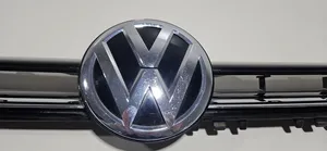 Volkswagen Golf VII Front bumper upper radiator grill 5G0853655D