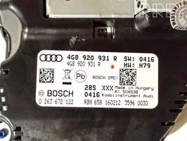 Audi A7 S7 4G Nopeusmittari (mittaristo) 4G8920931R