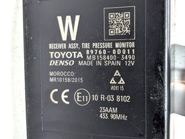 Toyota Yaris Module de pression des pneus 897600D011