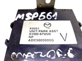 Mazda 6 Pysäköintitutkan (PCD) ohjainlaite/moduuli GV8D67UU0