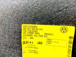 Volkswagen PASSAT B8 Muu vararenkaan verhoilun elementti 3G5867428