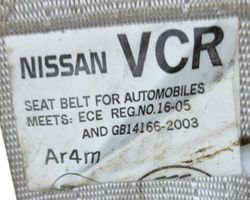 Nissan Leaf I (ZE0) Cintura di sicurezza posteriore 618538700E