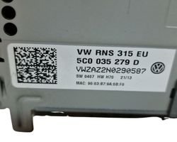 Volkswagen Jetta VI Panel / Radioodtwarzacz CD/DVD/GPS 5C0035279D