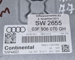 Audi A3 S3 A3 Sportback 8P Moottorin ohjainlaite/moduuli 03F906070GH