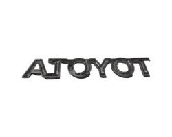 Toyota Avensis T270 Manufacturers badge/model letters 