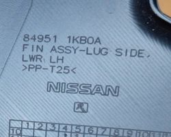 Nissan Juke I F15 Boczek / Tapicerka / bagażnika 849511KB0A