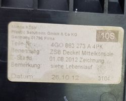 Audi A7 S7 4G Panel popielniczki przedniej tunelu środkowego 4G0863273A