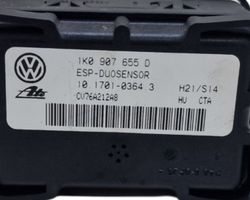 Volkswagen Jetta V Vakaajan pitkittäiskiihtyvyystunnistin (ESP) 1K0907655D