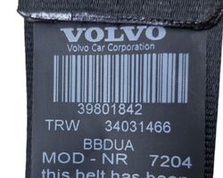 Volvo XC60 Sicherheitsgurt hinten 39801842