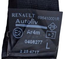 Renault Scenic III -  Grand scenic III Kolmannen istuinrivin turvavyö 898410001R