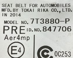 Toyota RAV 4 (XA40) Pas bezpieczeństwa fotela przedniego 7T4790P