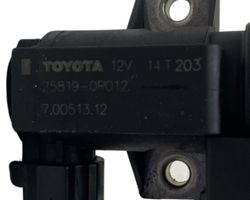 Toyota RAV 4 (XA40) Turboahtimen magneettiventtiili 258190R012