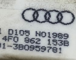 Audi A6 Allroad C6 Verrouillage du bouchon du réservoir de carburant 4F0862153B