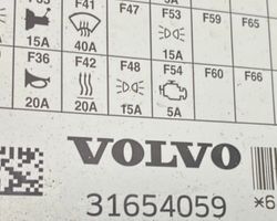 Volvo V60 Skrzynka bezpieczników / Komplet 31654059