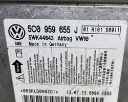 Volkswagen Jetta VI Sterownik / Moduł Airbag 5C0959655J