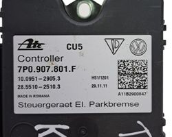 Volkswagen Touareg II Module de commande de frein à main 7P0907801F
