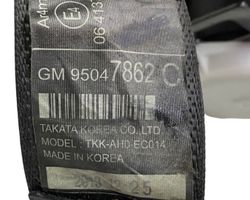 Opel Mokka Ceinture de sécurité arrière centrale (siège) 95047862C