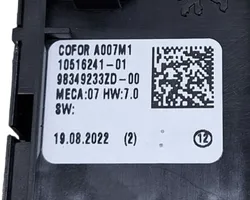 Citroen C4 III e-C4 Sähkötoimisen ikkunan ohjauskytkin 98349233ZD