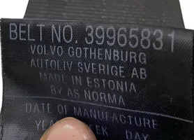 Volvo S60 Cintura di sicurezza posteriore 39965831