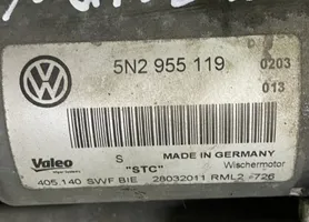 Volkswagen Tiguan Etupyyhkimen vivusto ja moottori 5N2955119
