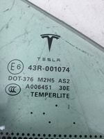 Tesla Model S Vetro del deflettore della portiera anteriore - quattro porte 43R001074
