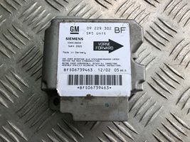 Opel Astra G Module de contrôle airbag 09229302