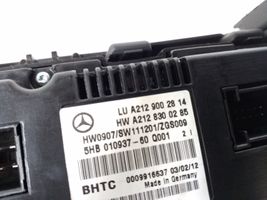 Mercedes-Benz E C207 W207 Panel klimatyzacji A2129002814