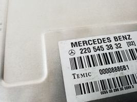 Mercedes-Benz S W220 Jousituksen ohjainlaite/moduuli A2205453832